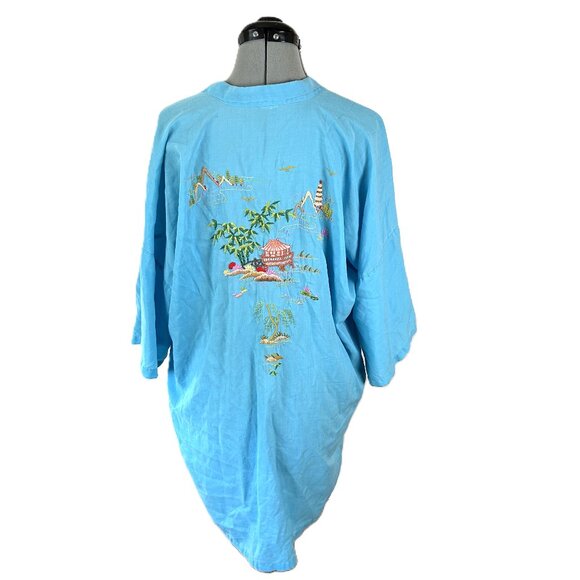 Health Other - Vintage embroidered Chinese Robe Blue M (spot)